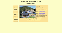 Desktop Screenshot of haus-seger.de